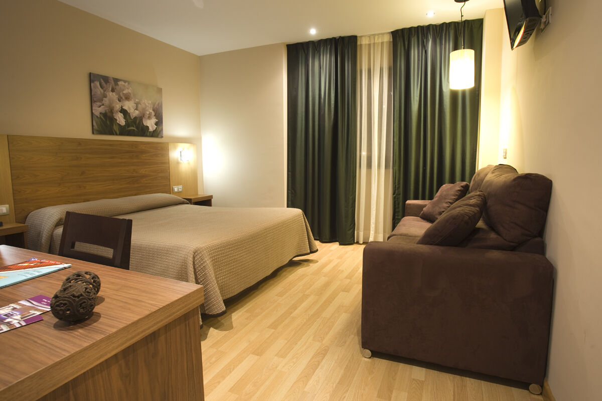 Hotel Mar De Plata Sarria Bagian luar foto